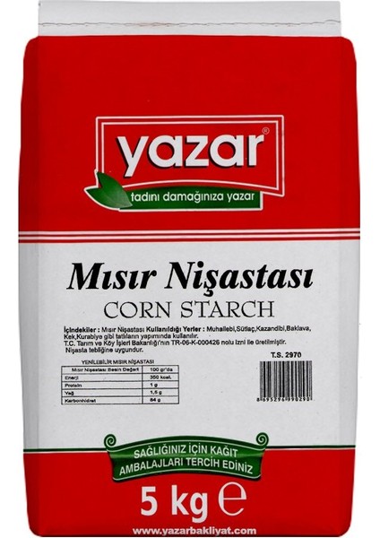 Mısır Nişastası + Buğday Nişastası 5 kg x 2 Paket