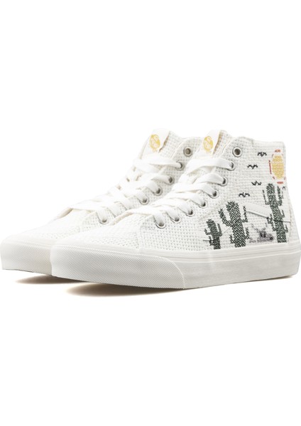 Sk8-Hi Tapered Vr3 Kadın Günlük Ayakkabı VN0009Q0FS81 Beyaz modelleri