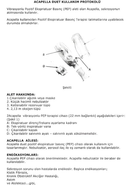 Acapella Duet Solunum Egzersiz Cihazı fırsatları