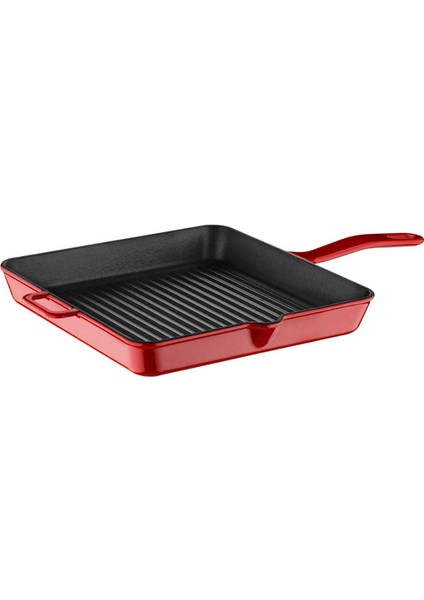 Iron 30*30CM Demir Döküm Kare Izgara Tava Siyah modelleri