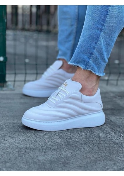 Wagoon WG094 Beyaz Cilt Erkek Casual Ayakkabı