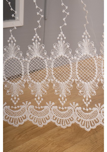 Brode Işlemeli Tül Perde (1/2.5 Normal Pile) indirimleri