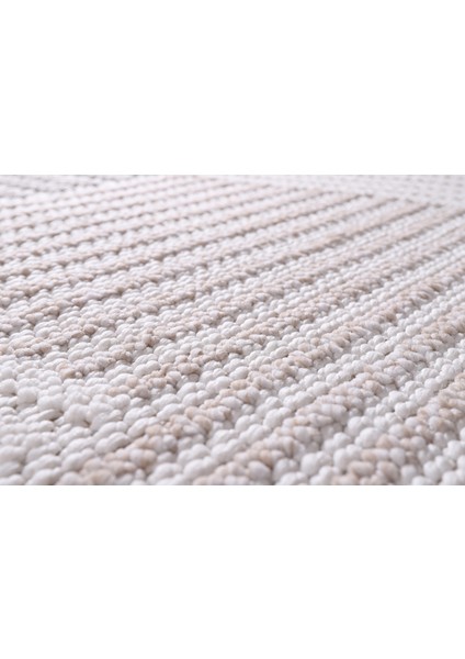 Carina 8339B Beyaz-Bej Dekoratif Makine Halısı fırsatları