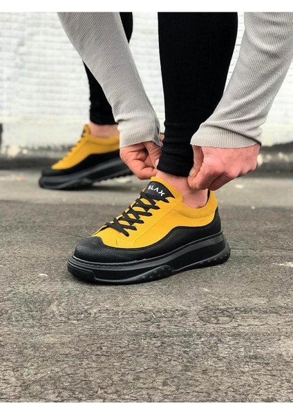 Wagoon WG507 Kömür Sarı Erkek Ayakkabı modelleri