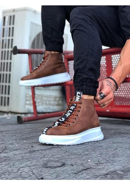 Wagoon WG03 Taba Casual Erkek Yarım Bilek Bot