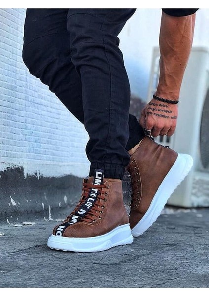 Wagoon WG03 Taba Casual Erkek Yarım Bilek Bot