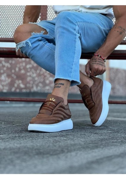 Wagoon WG094 Taba Cilt Erkek Casual Ayakkabı