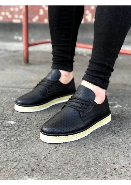 Wagoon WG013 Siyah Erkek Ayakkabı