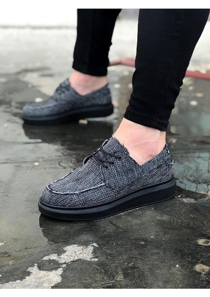 Wagoon WG503 Gri Kömür Erkek Günlük Ayakkabı