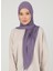 Fermuarlı Viskon Hijab - Mürdüm - Ecardin 1