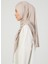 Fermuarlı Viskon Hijab - Açık Vizon - Ecardin 3