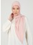 Fermuarlı Viskon Hijab - Pudra - Ecardin 1