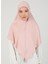 Fermuarlı Viskon Hijab - Pudra - Ecardin 2