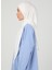 Fermuarlı Viskon Hijab - Krem - Ecardin 3