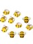 10X Bumble Bee Süs Mini El Sanatları Arılar El Yapımı Dekortave Yün Keçe Arı Diy Sarı (Yurt Dışından) 2