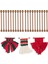 Goblen Asılı Çubuk 20 Adet Mini Set Ahşap Ev Banner Tutucu Dokuma (Yurt Dışından) 4
