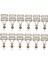 12X Metalırıcı Bağlantı Elemanları Klips Braceı Süspansiyonı 3.8 cm (Yurt Dışından) 1