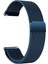 Samsung Galaxy Watch 4 Classic 46MM / Active R500 / Gear Sport R600 / Gear S2 Classic Uyumlu 20MM Mıknatıslı Metal Hasır Kordon 2