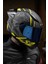 Rapıd Race Raven Mat Siyah-Gri-Neon Sarı Kask 3