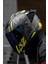 Rapıd Race Raven Mat Siyah-Gri-Neon Sarı Kask 5