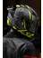 Rapıd Race Raven Mat Siyah-Gri-Neon Sarı Kask C4 3