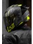 Rapıd Race Raven Mat Siyah-Gri-Neon Sarı Kask C4 4