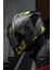 Rapıd Race Raven Mat Siyah-Gri-Neon Sarı Kask C5 1