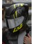 Rapıd Race Raven Mat Siyah-Gri-Neon Sarı Kask C5 2
