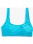 Çiçek Dokulu Bikini Üstü Kare Yaka Askılı 1