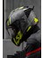 Rapıd Race Raven Mat Siyah-Gri-Neon Sarı Kask C0 1