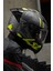 Rapıd Race Raven Mat Siyah-Gri-Neon Sarı Kask C0 3