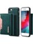 Apple iPhone Se Için Çok Fonksiyonlu Manyetik Çıkarılabilir Cüzdan Kickstand Flip Hibrid Kasa Kapak Yeşili (Yurt Dışından) 1