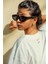 Beyaz Weeknd Oversize T-Shirt 2