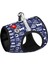 1012-4001 Waudog Clothes Soft Dog Harness With Qr Passport, "batman Blue White" Design, S2, B 46-50 Cm, C 43-45 cm 1