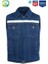 Kot Iş Takımı Likralı Kot Pantolon ve Reflektörlü Kapitoneli Iş Yeleği Kışlık Myform Marka 9129-2150 3