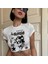 Beyaz Girls On Ecstasy Yarım T-Shirt 1