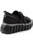 Siyah Siyah Streç Kadın Sneaker K01234050317 4