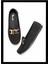 Siyah Baskılı Nubuk Kadın Loafer Ayakkabı K01542167701 1