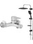 Nora S Banyo Batarya Valtemo Siyah Tepe Duş Seti VS-5240 1
