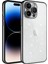 Apple iPhone 14 Pro Kılıf Kamera Korumalı Renkli Çerçeveli Simli Garage Kapak Siyah 1