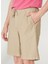 Normal Bel Slim Fit Kahve Erkek Bermuda Şort A261OSLOPHILIPB 5