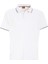Beyaz Erkek Polo Yaka Regular Fit T-Shirt A108001S00_DECK Lgt Pıque 1