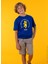 Baskılı Lacivert Erkek Çocuk T-Shirt HRBTXT101 1
