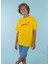 Baskılı Sarı Erkek Çocuk T-Shirt HRBTXT106 1