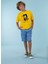Baskılı Sarı Erkek Çocuk T-Shirt HRBTXT108 1