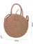 Hasır Crossbody Çanta - Kadın Yuvarlak Yaz Plaj Çantası A (Yurt Dışından) 4