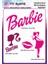 Ütü ile Yapışan Tekstil Dtf Transfer Baskı Barbie 1