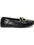 Miss F DW23003 3pr Siyah Kadın Loafer 1