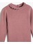 Basic Sweatshirt Dik İşlemeli Yaka Arkadan Düğmeli Uzun Kollu 3