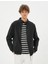 Fermuarlı Sweatshirt Cep Detaylı Yuvarlak Yaka Çıtçıt Düğmeli 1